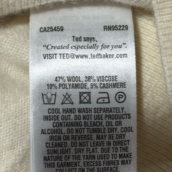 Ted Baker crewneck sweater with bow Accent - Picture 5 of 5